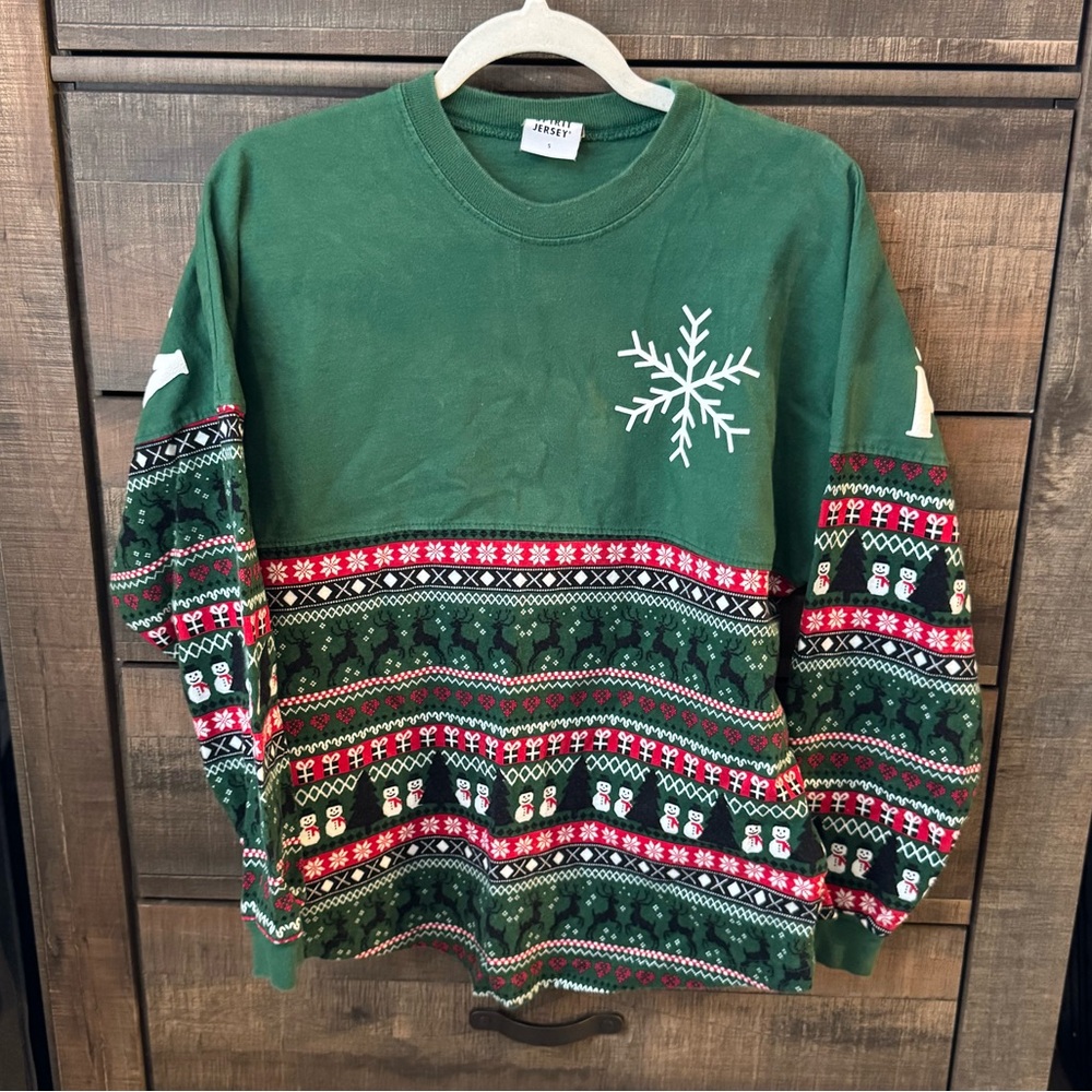 Gildan Green Festive Long Sleeve, Sorority Theta Phi Alpha